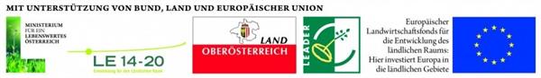 Logos von Bund, Land und der Europäischen Union